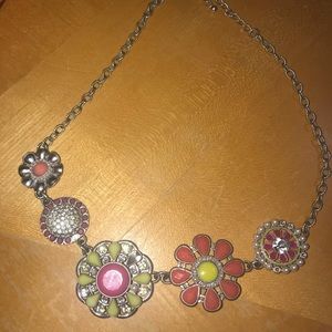 Lia Sophia “flower pot” necklace